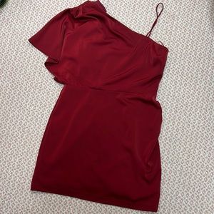 TCEC scarlet maroon dress worn once
